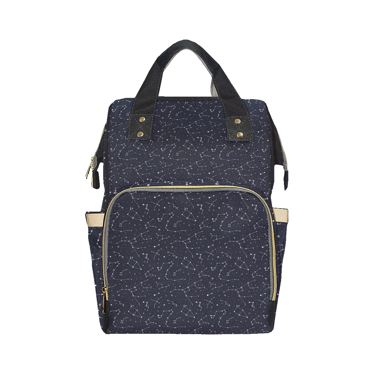 Constellation Pattern Print Design 03 Diaper Bag Backpack
