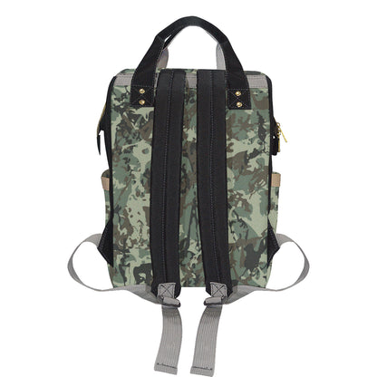 Camouflage Pattern Print Design 06 Diaper Bag Backpack