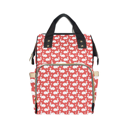Rabbit Pattern Print Design RB017 Diaper Bag Backpack