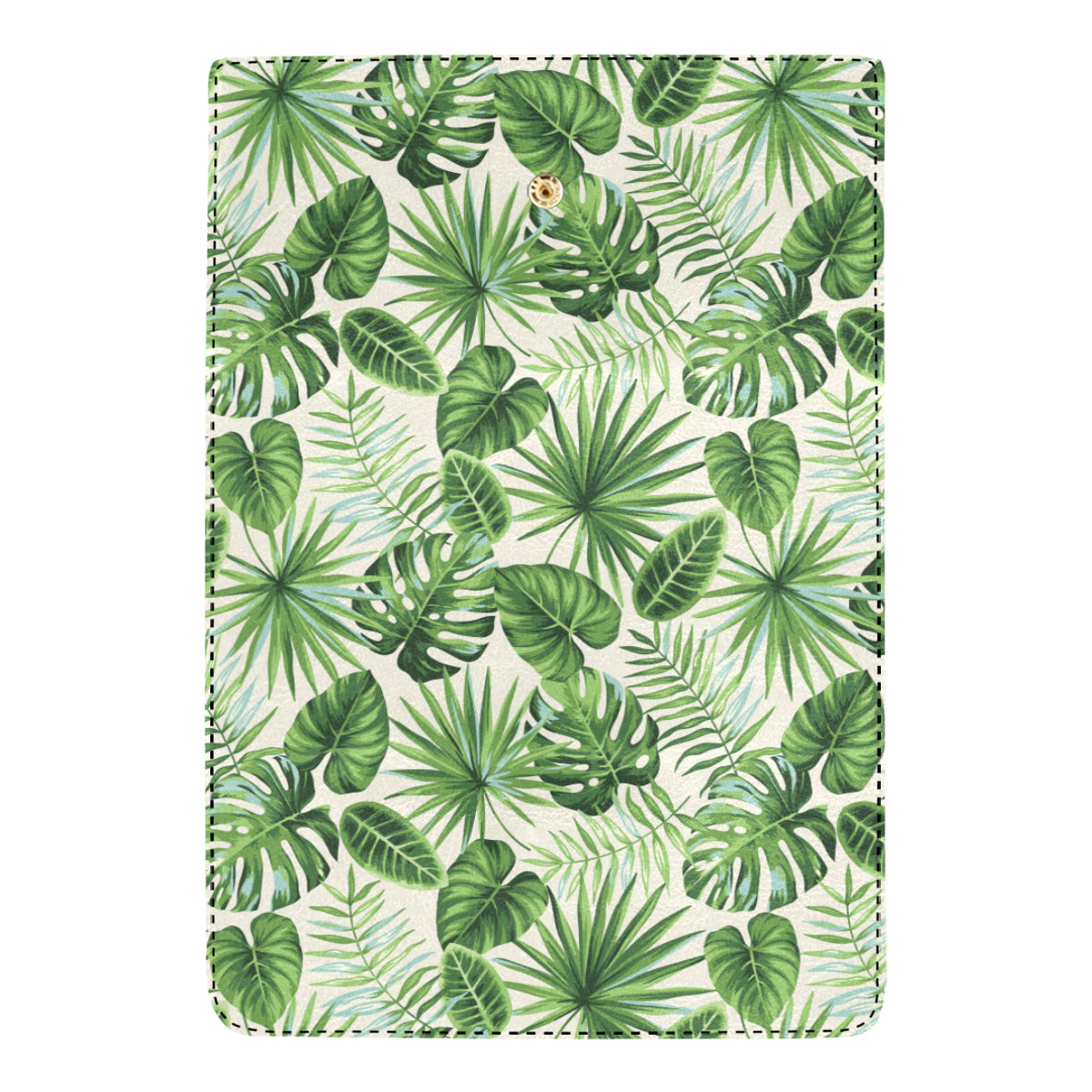 Palm Leaf Pattern Print Design A01 Women's Trifold Wallet