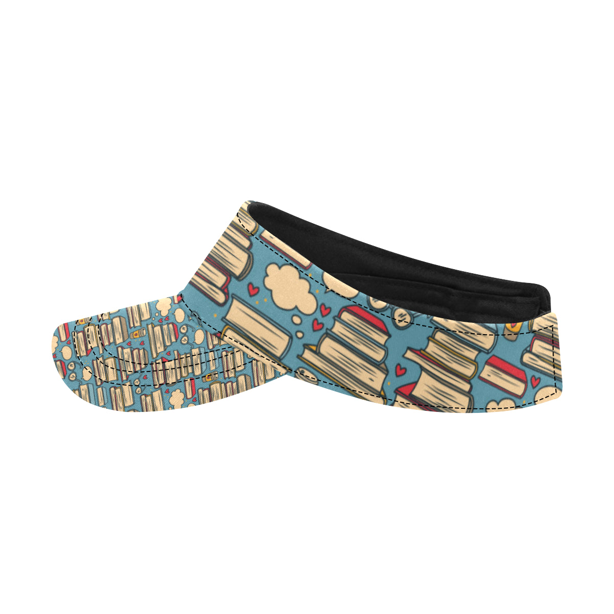 Book Pattern Print Design 03 Unisex Sun Visor