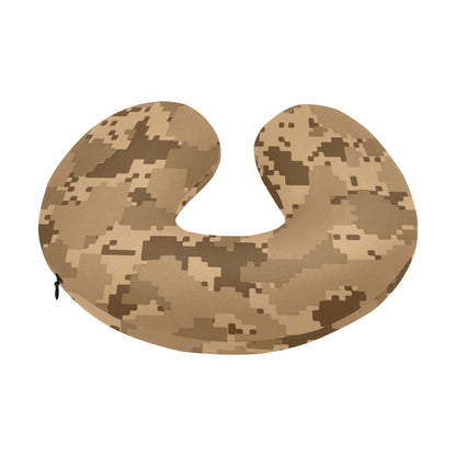 ACU Desert Digital Pattern Print Design 01 U-Shaped Travel Neck Pillow