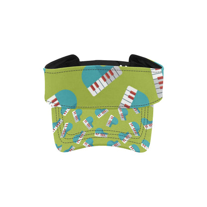 Piano Pattern Print Design 03 Unisex Sun Visor