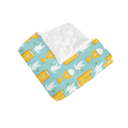 Christian Pattern Print Design 02 Premium Quilt