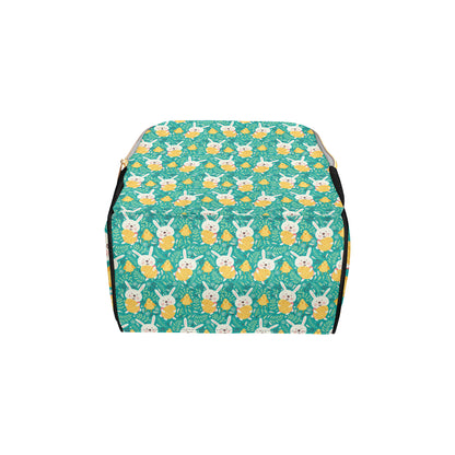 Easter Eggs Pattern Print Design RB02 Diaper Bag Backpack