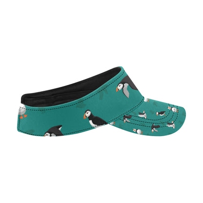 Puffin Pattern Print Design A02 Unisex Sun Visor