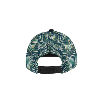 Sun Spot Tropical Palm Leaves hower Curtain Snapback Cap