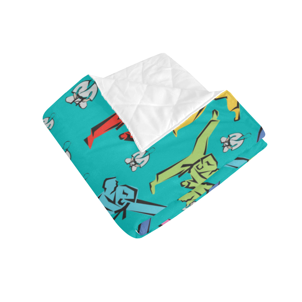 Judo Pattern Print Design 01 Premium Quilt
