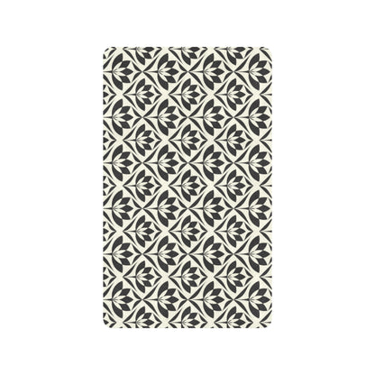 Lotus Pattern Print Rubber Doormat