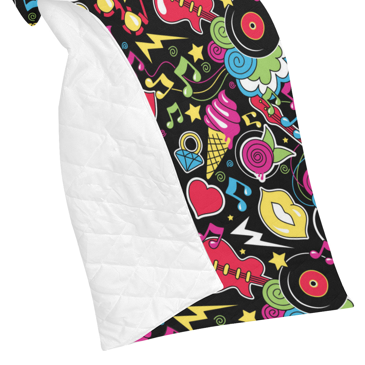 Pop Art Pattern Print Design A04 Premium Quilt