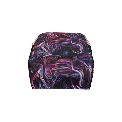 Liquid Pattern Print Design 01 Diaper Bag Backpack