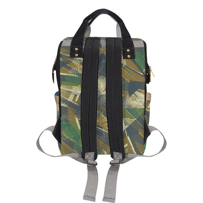 Military Camouflage Pattern Print Design 01 Diaper Bag Backpack