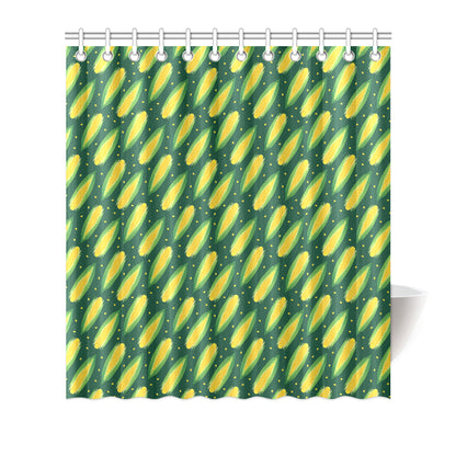 Corn Pattern Print Design 03 Shower Curtain