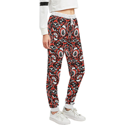 Native North American Themed Print Unisex Sweatpants