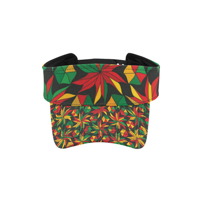 Rastafarian Pattern Print Design A03 Unisex Sun Visor