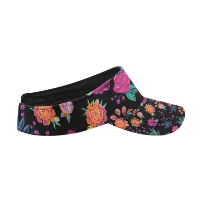 Marigold Pattern Print Design MR02 Unisex Sun Visor