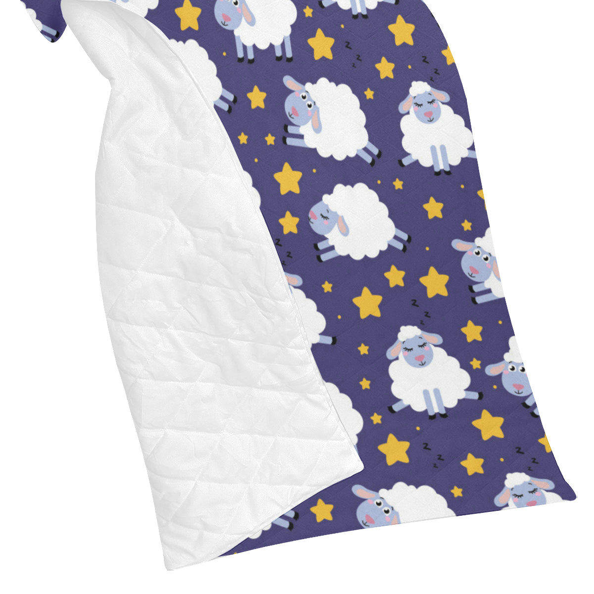 Sheep Pattern Print Design 03 Premium Quilt