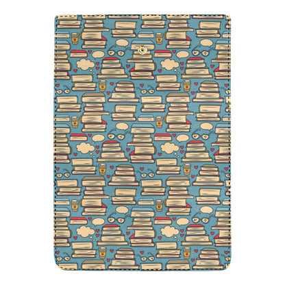 Book Pattern Print Design 03 Women's Trifold Wallet
