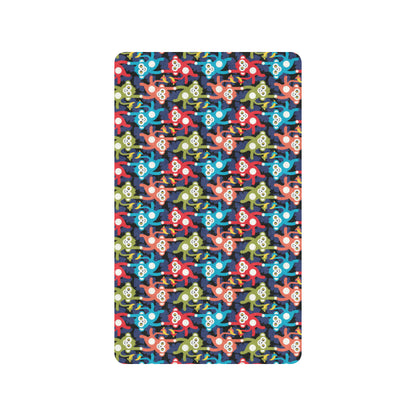 Monkey Colorful Design Themed Print Rubber Doormat