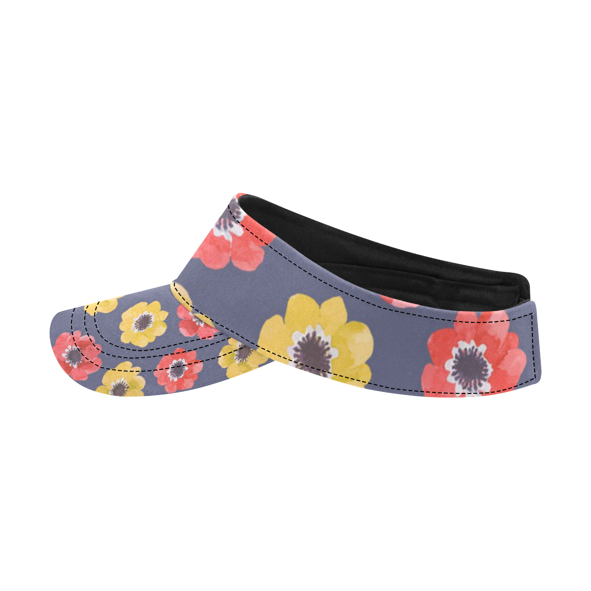 Anemone Pattern Print Design AM010 Unisex Sun Visor