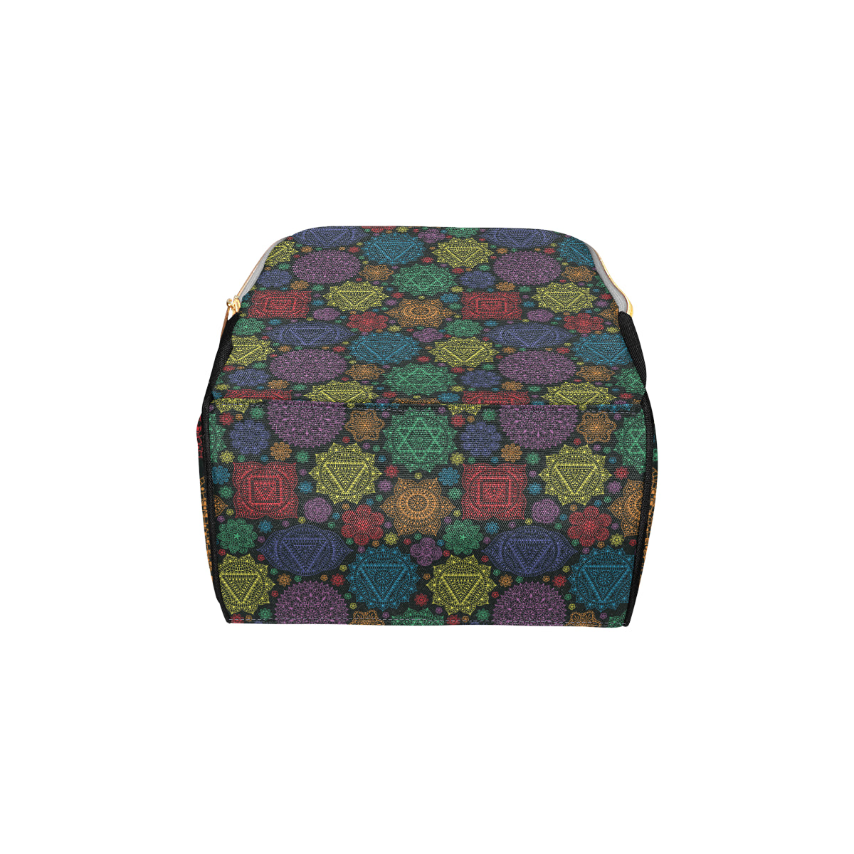 Chakra Mandala Print Pattern Diaper Bag Backpack