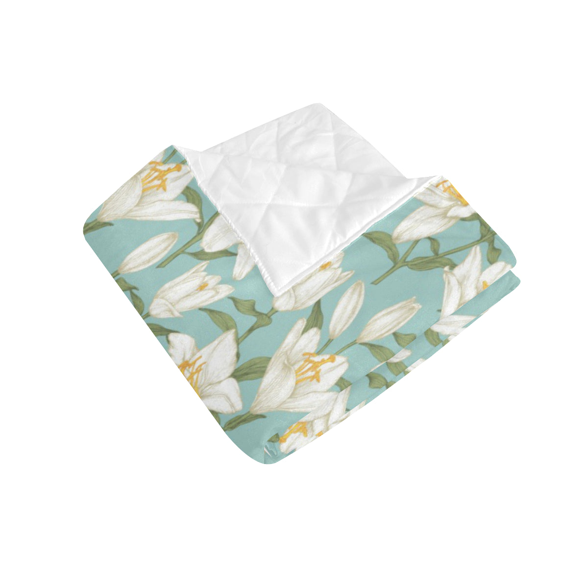 Lily Pattern Print Design LY09 Premium Quilt
