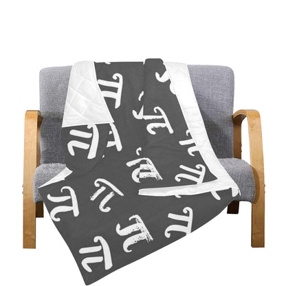 Pi Day Pattern Print Design A02 Premium Quilt