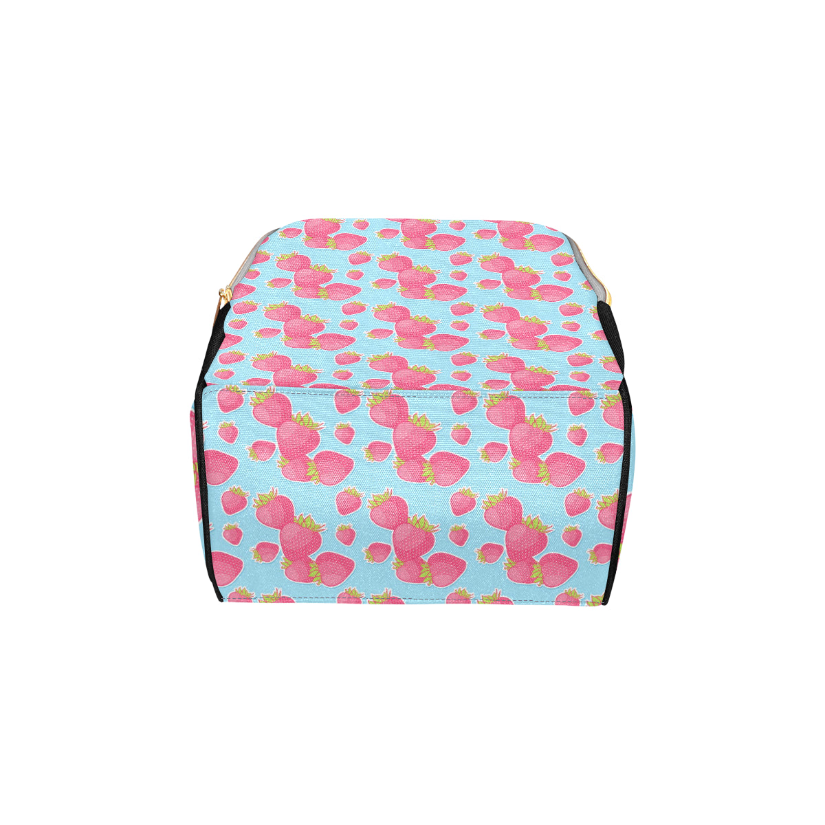 Strawberry Pattern Print Design SB04 Diaper Bag Backpack