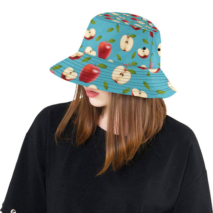 Apple Pattern Print Design AP012 Unisex Bucket Hat