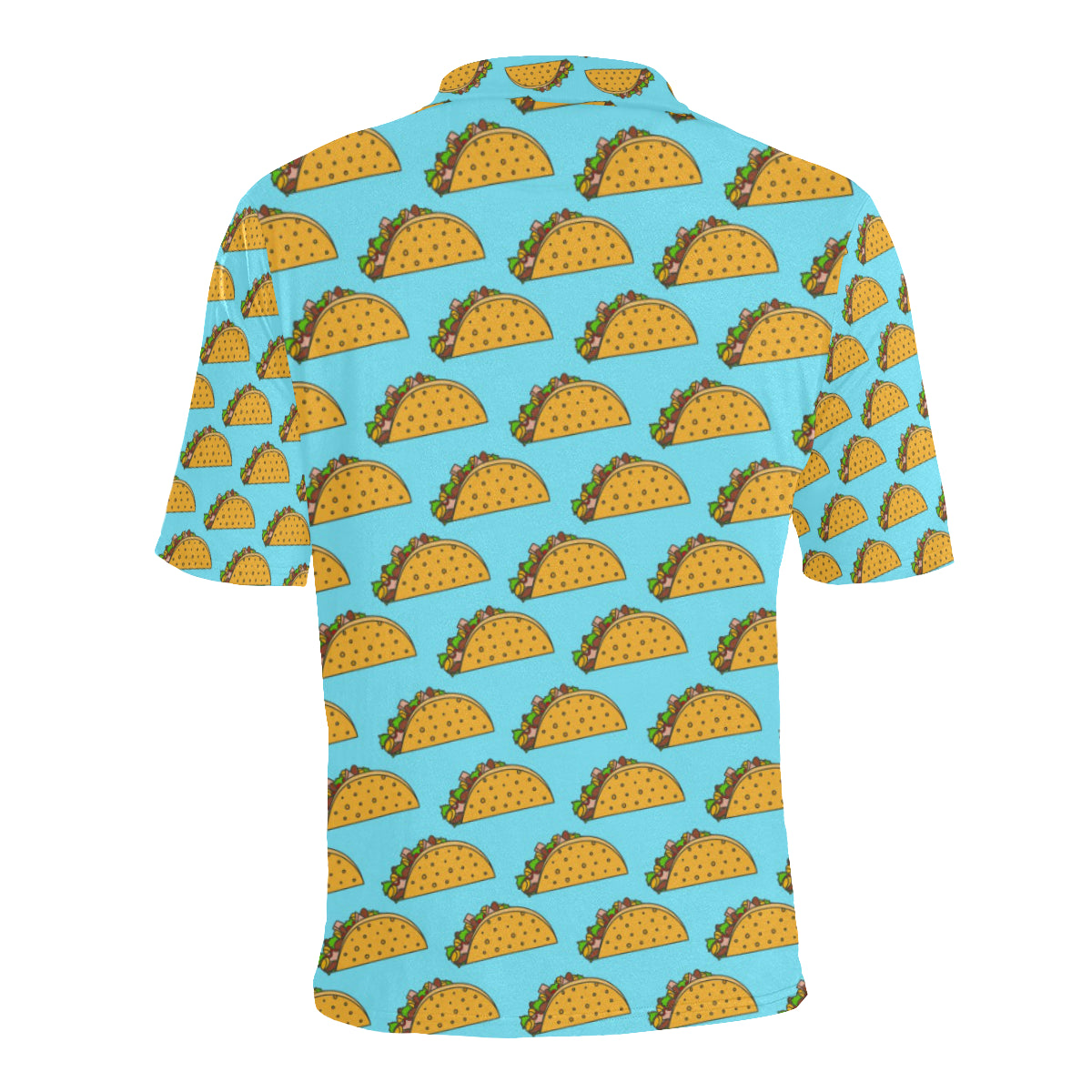 Taco Pattern Print Design TC03 Men Polo Shirt