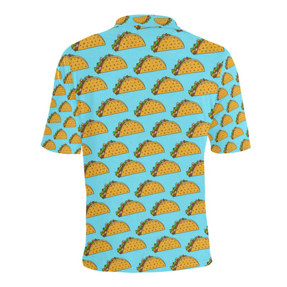 Taco Pattern Print Design TC03 Men Polo Shirt
