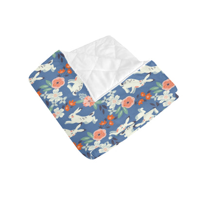 Bunny Pattern Print Design 07 Premium Quilt