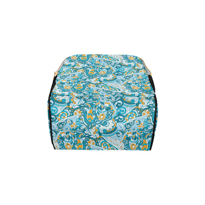 Funky Retro Pattern Print Design A03 Diaper Bag Backpack