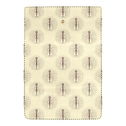Mandolin Pattern Print Design 02 Women's Trifold Wallet