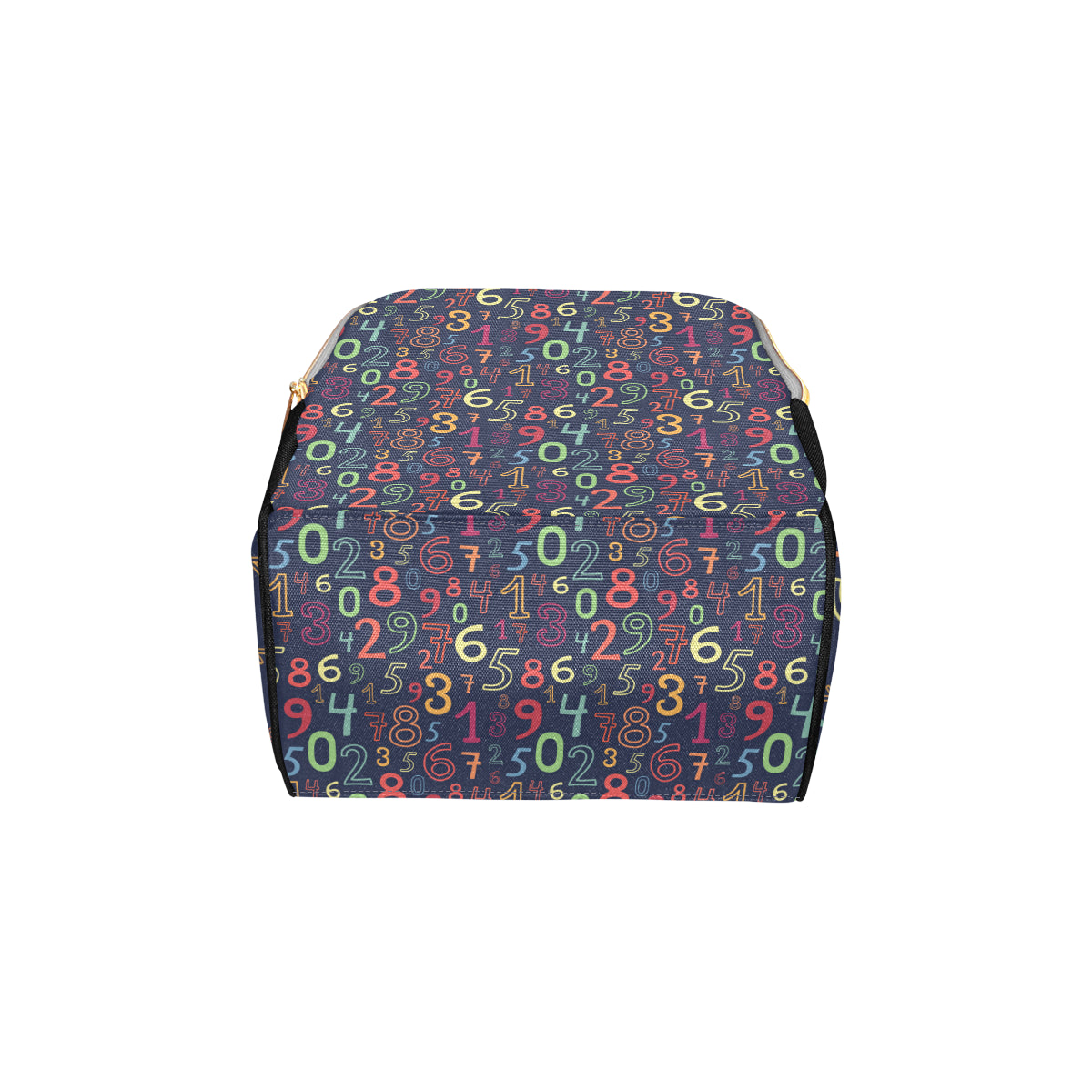 Number Pattern Print Design A01 Diaper Bag Backpack