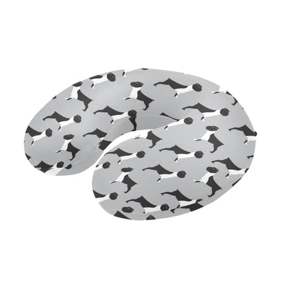 Boxers Pattern Print Design 01 U-Shaped Travel Neck Pillow