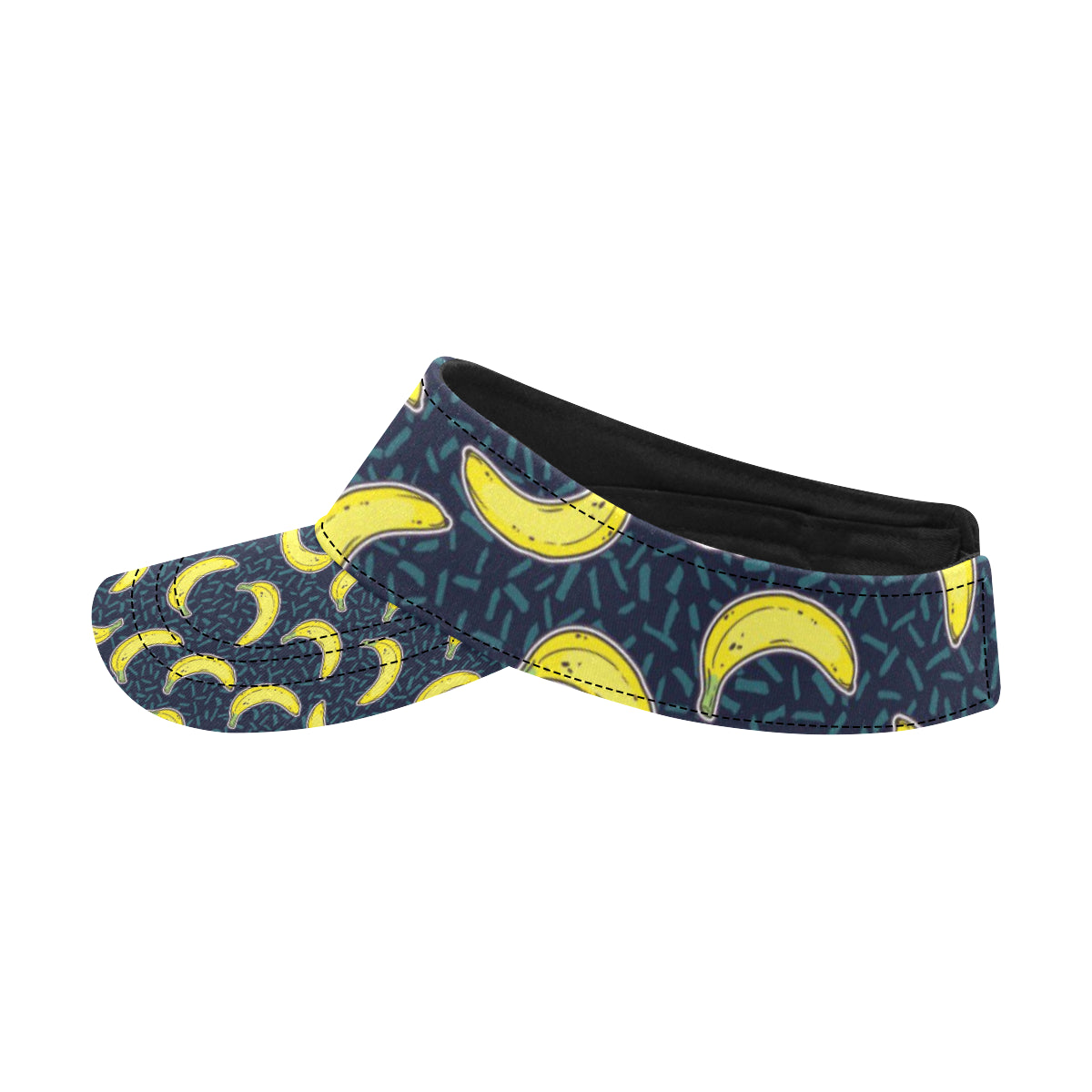 Banana Pattern Print Design BA09 Unisex Sun Visor