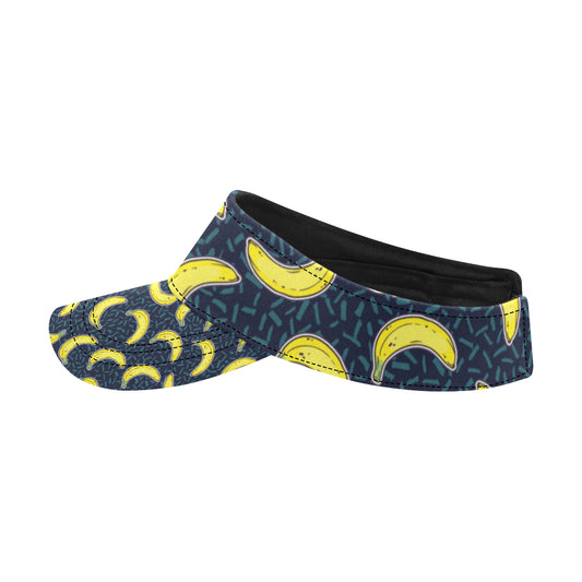 Banana Pattern Print Design BA09 Unisex Sun Visor