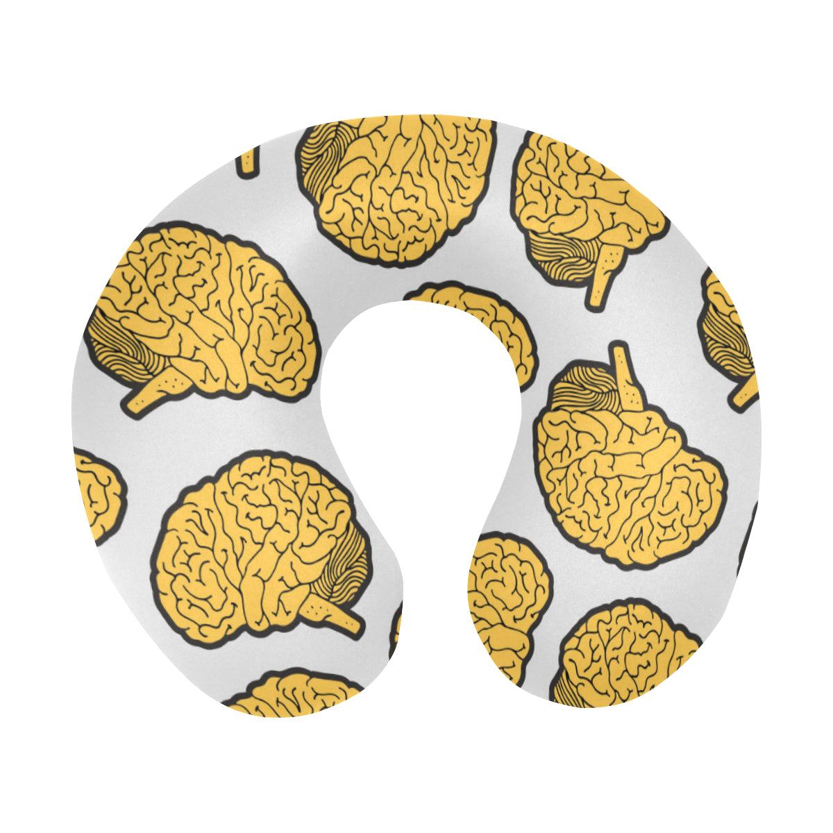 Psychology Pattern Print Design A01 U-Shaped Travel Neck Pillow