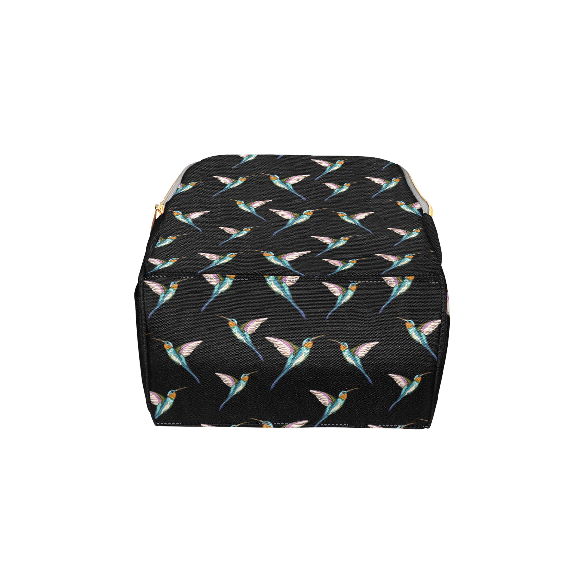 Hummingbird Pattern Print Design 06 Diaper Bag Backpack