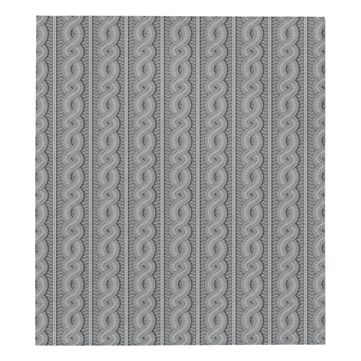 Cable Knit Pattern Print Design 01 Premium Quilt