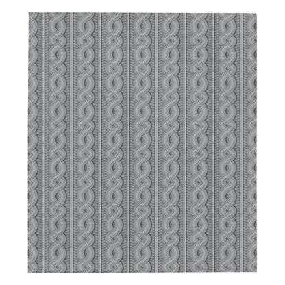 Cable Knit Pattern Print Design 01 Premium Quilt