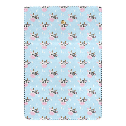 Cow Pattern Print Design 07 Women's Trifold Wallet