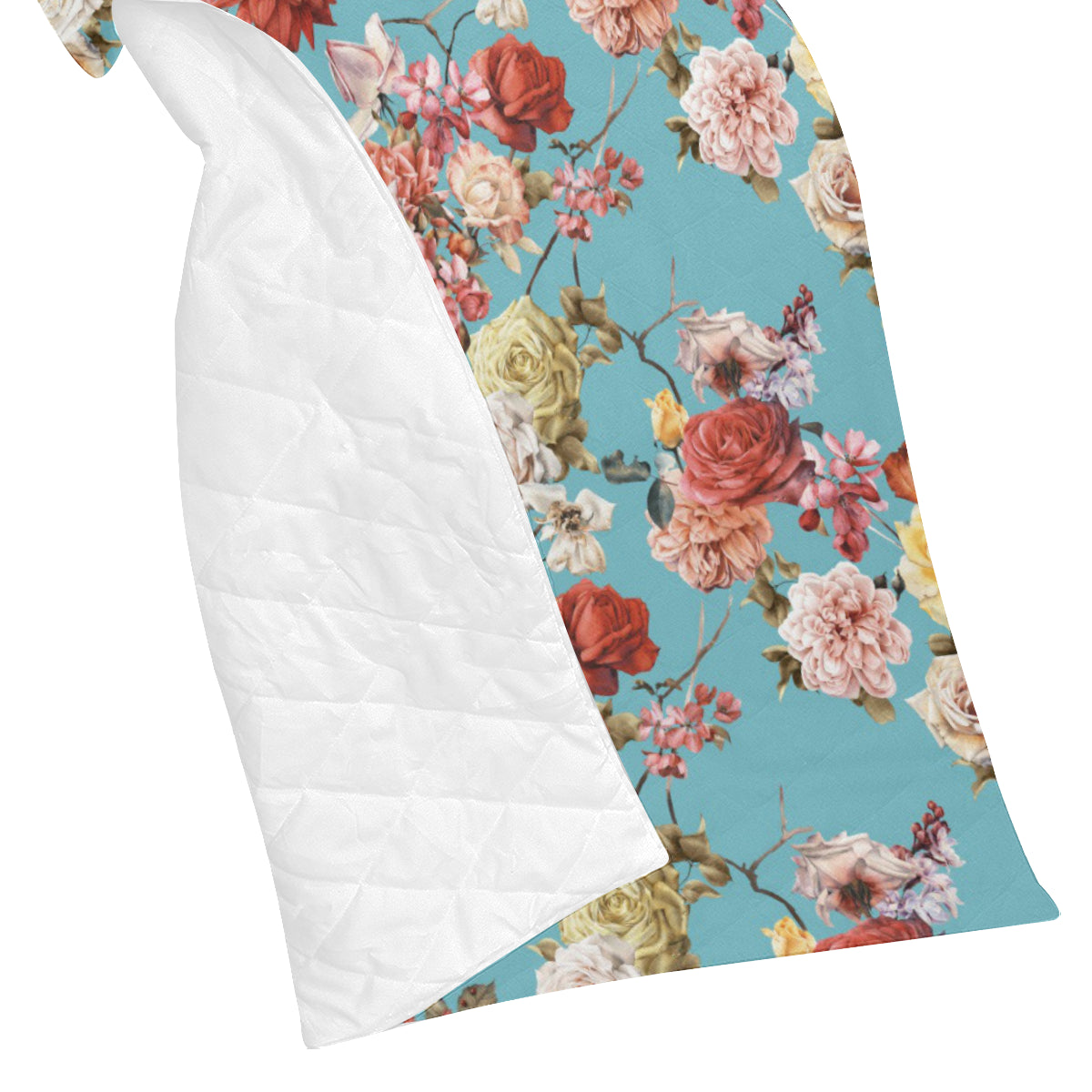 Summer Floral Pattern Print Design SF05 Premium Quilt
