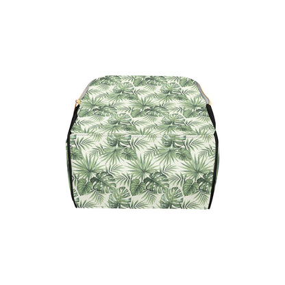 Palm Leaf Pattern Print Design A02 Diaper Bag Backpack