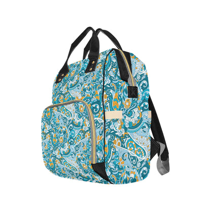 Funky Retro Pattern Print Design A03 Diaper Bag Backpack