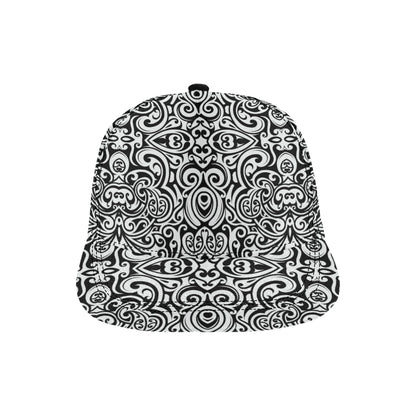 Polynesian Tattoo Pattern Snapback Cap