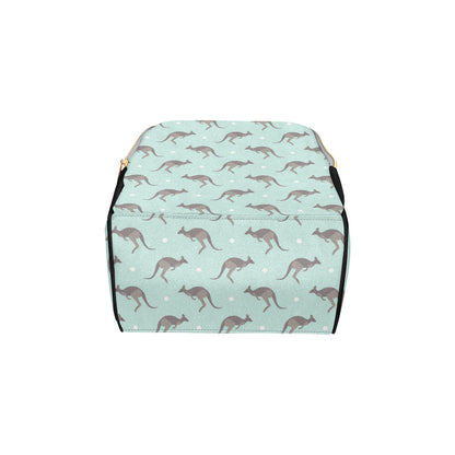 Kangaroos Pattern Print Design 04 Diaper Bag Backpack