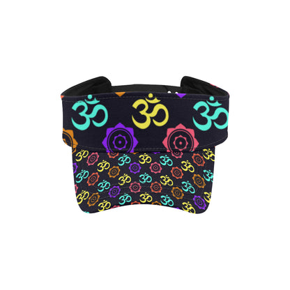 Chakra OM Print Pattern Unisex Sun Visor