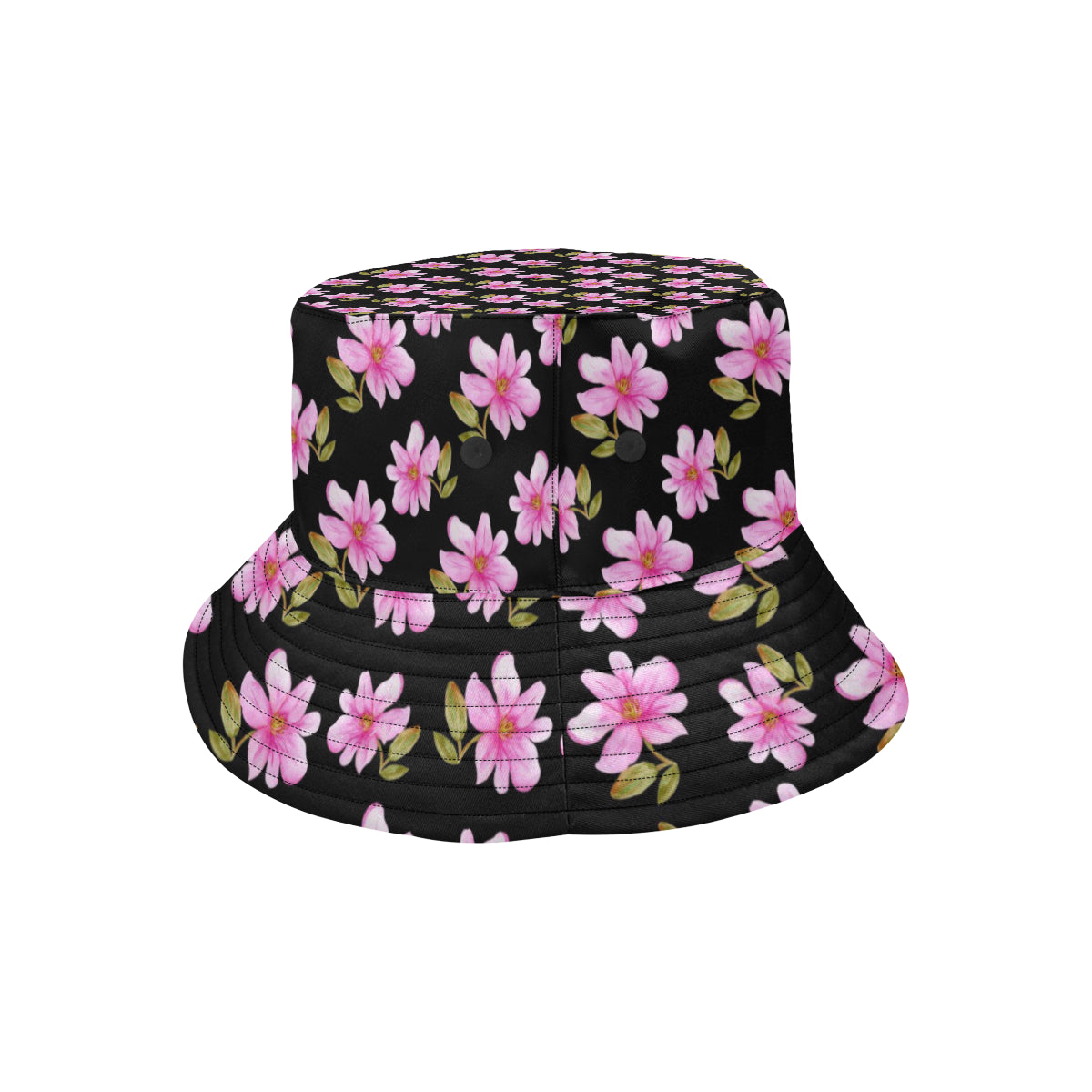 Magnolia Pattern Print Design MAG06 Unisex Bucket Hat